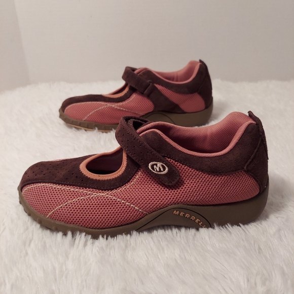 MERRELL Mini Moc Kids Sz 4, Sprint Jump Kids,  Rose Brown, Performance Shoe, New - Picture 5 of 16